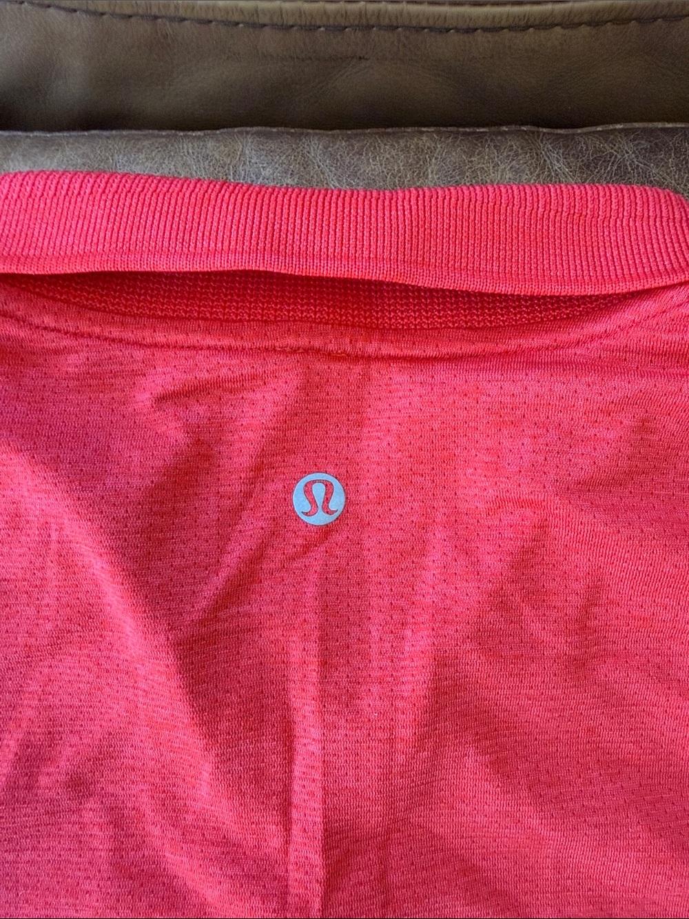 Lululemon Swiftly Tech Short Sleeve Race Relaxed Fit Polo Sz 8 Hot Heat Red Glow - Picture 6 of 6